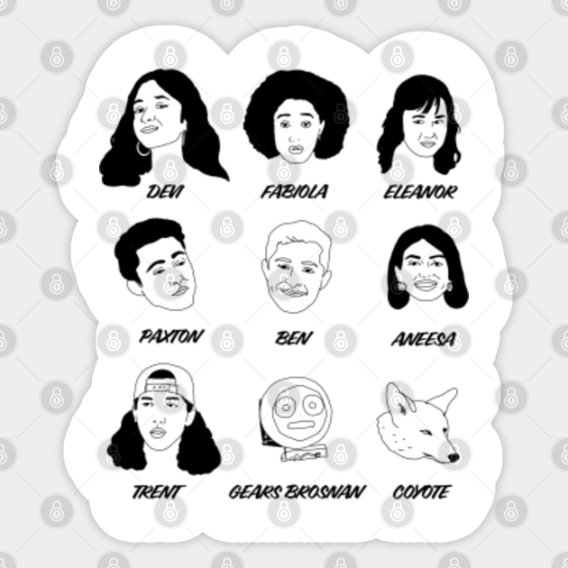 Never Have I Ever Characters Never Have I Ever Sticker TeePublic